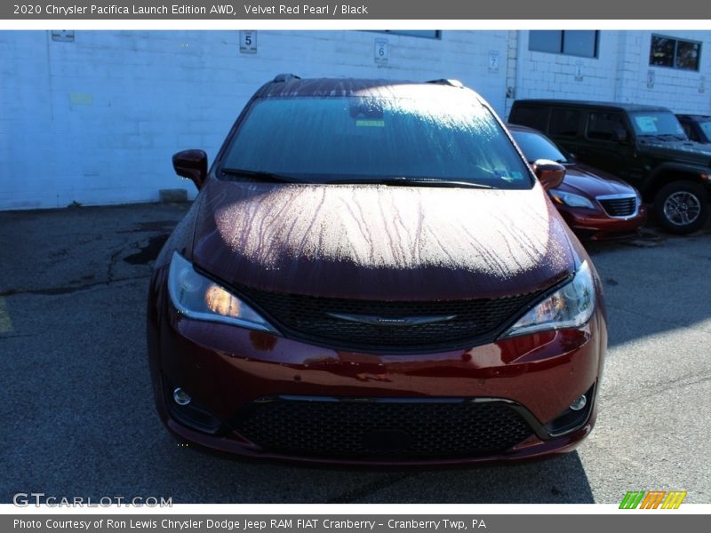 Velvet Red Pearl / Black 2020 Chrysler Pacifica Launch Edition AWD