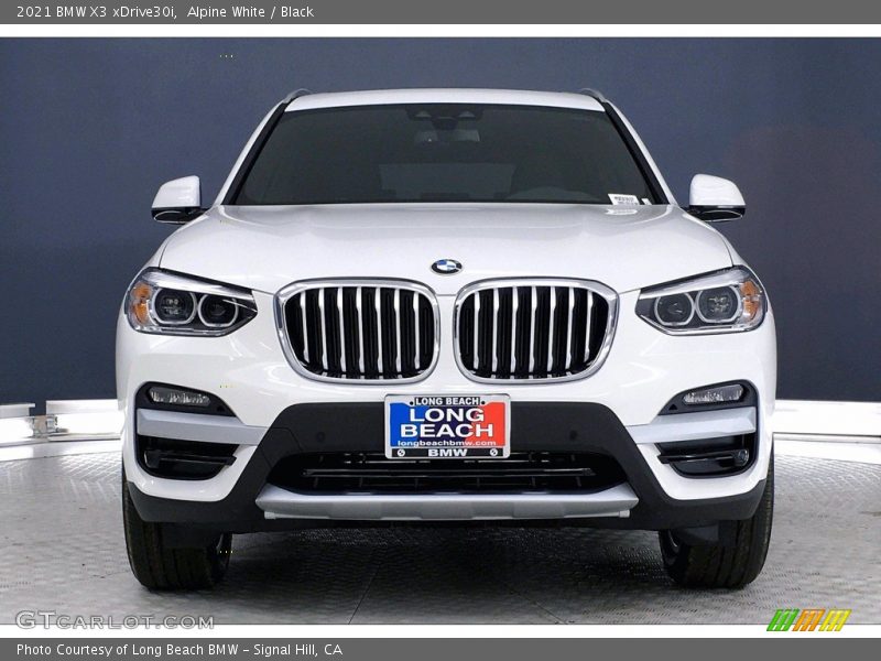 Alpine White / Black 2021 BMW X3 xDrive30i