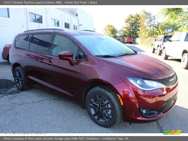 Velvet Red Pearl / Black 2020 Chrysler Pacifica Launch Edition AWD