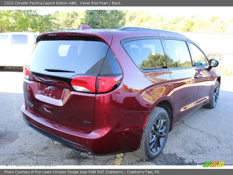 Velvet Red Pearl / Black 2020 Chrysler Pacifica Launch Edition AWD