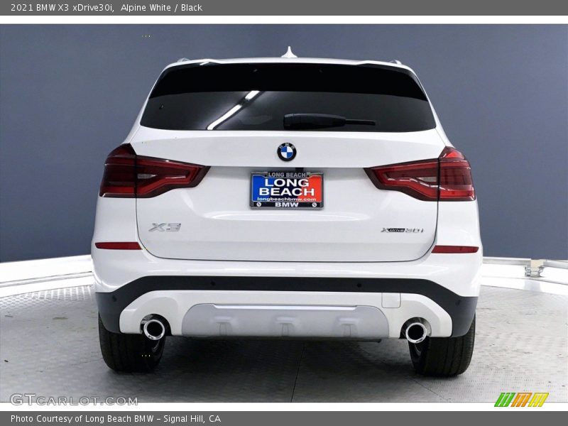 Alpine White / Black 2021 BMW X3 xDrive30i