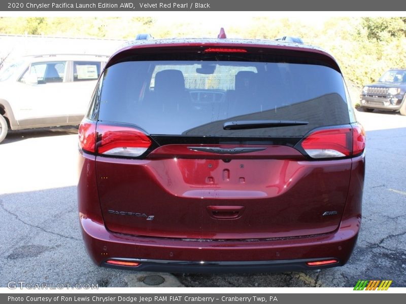 Velvet Red Pearl / Black 2020 Chrysler Pacifica Launch Edition AWD