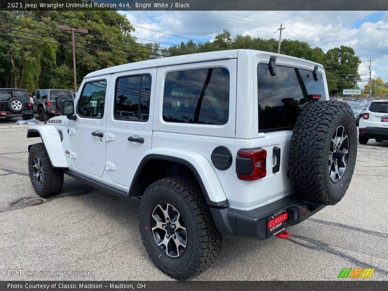 Bright White / Black 2021 Jeep Wrangler Unlimited Rubicon 4x4
