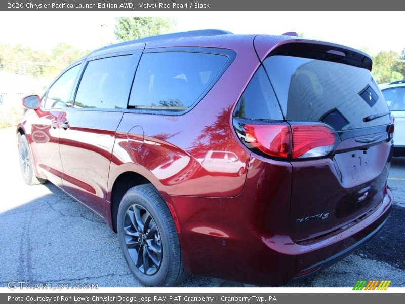 Velvet Red Pearl / Black 2020 Chrysler Pacifica Launch Edition AWD