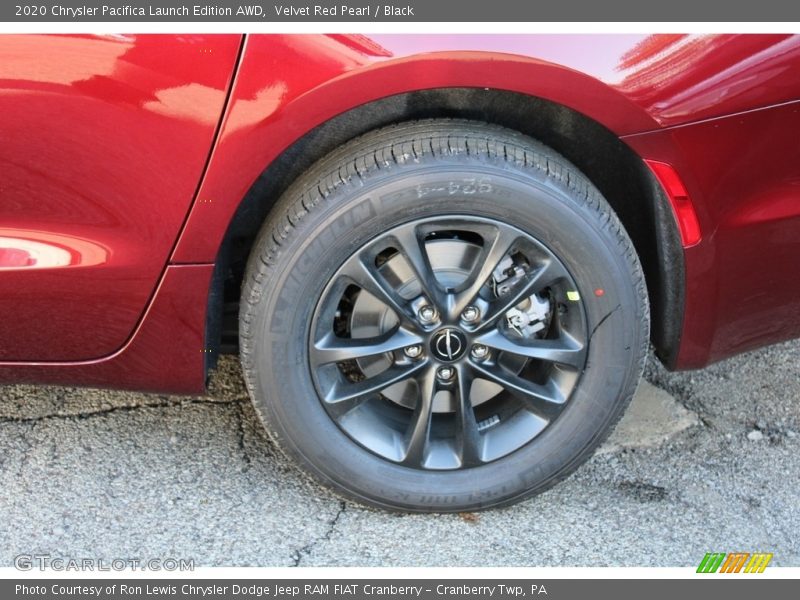 Velvet Red Pearl / Black 2020 Chrysler Pacifica Launch Edition AWD