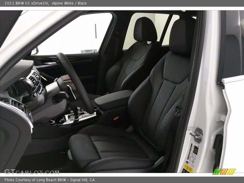 Alpine White / Black 2021 BMW X3 xDrive30i