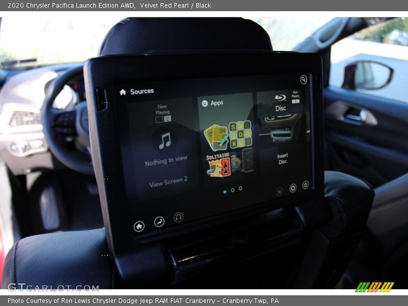 Velvet Red Pearl / Black 2020 Chrysler Pacifica Launch Edition AWD