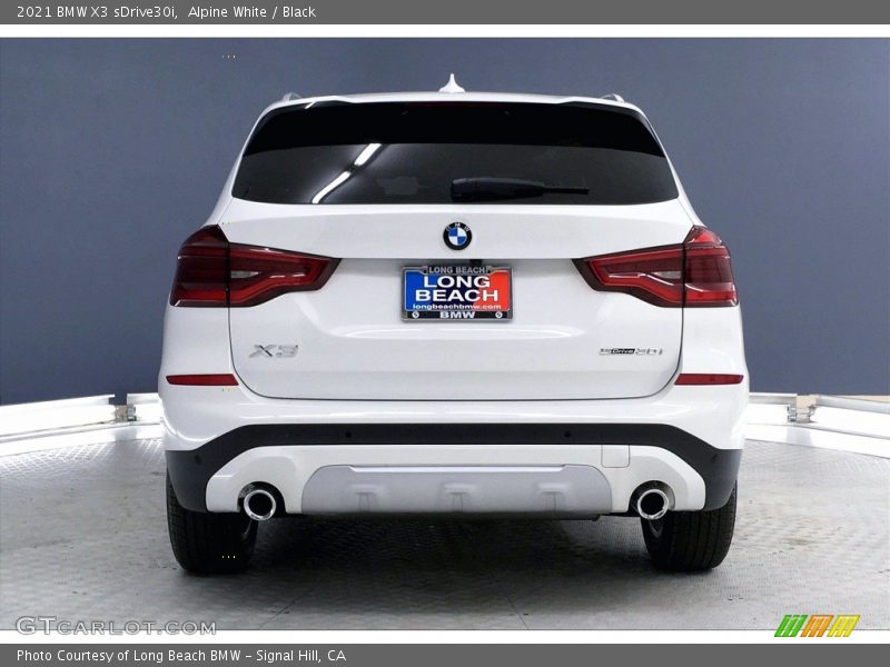 Alpine White / Black 2021 BMW X3 sDrive30i