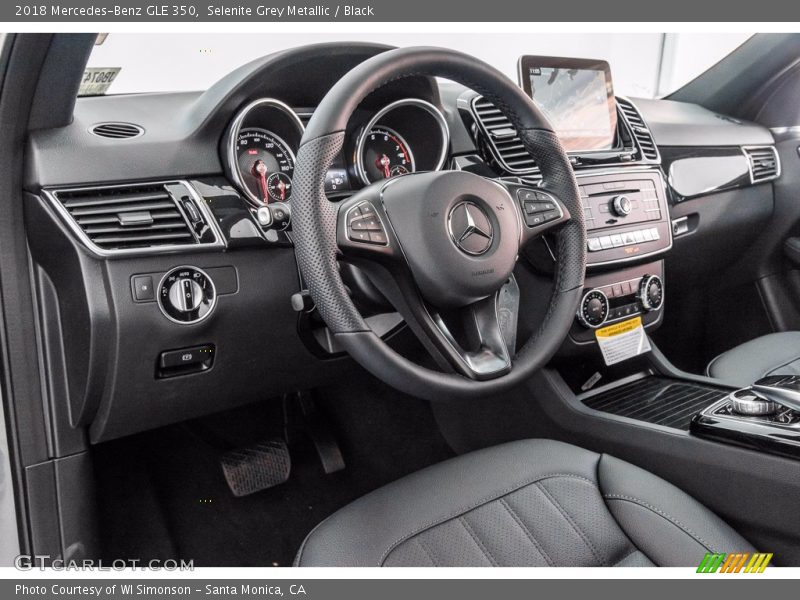 Selenite Grey Metallic / Black 2018 Mercedes-Benz GLE 350