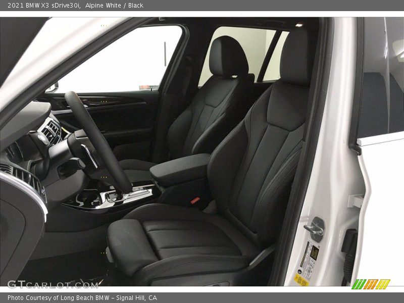 Alpine White / Black 2021 BMW X3 sDrive30i