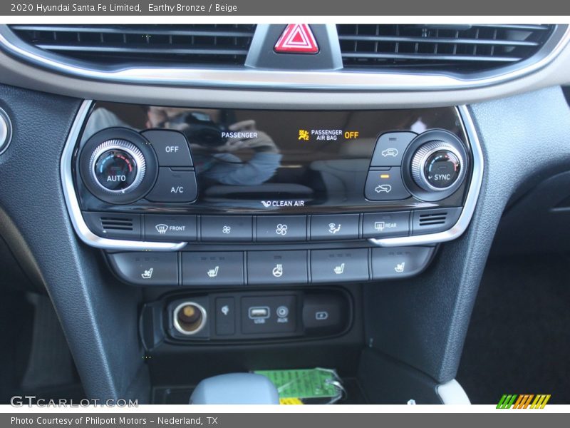Earthy Bronze / Beige 2020 Hyundai Santa Fe Limited