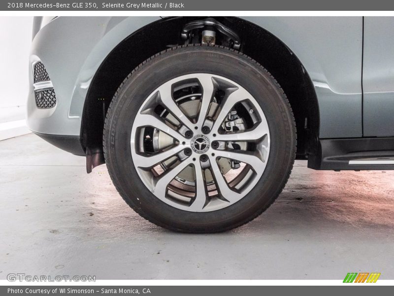 Selenite Grey Metallic / Black 2018 Mercedes-Benz GLE 350
