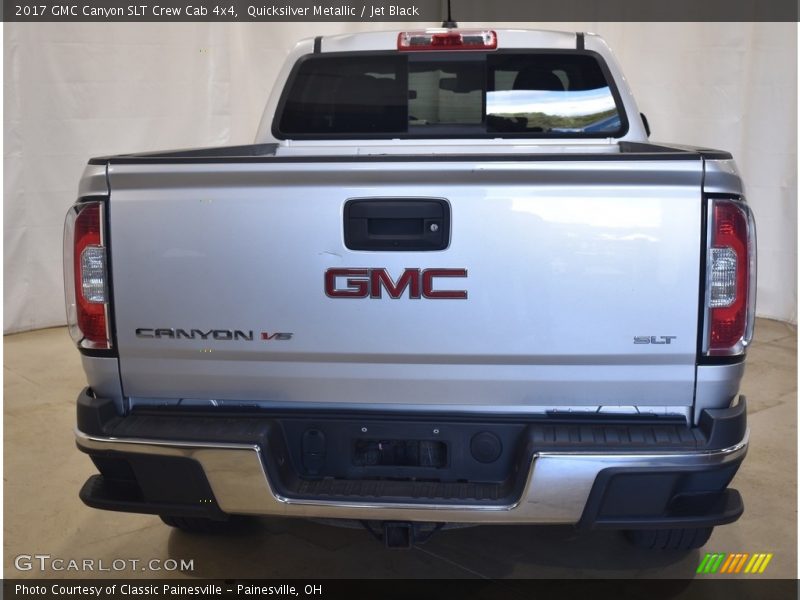 Quicksilver Metallic / Jet Black 2017 GMC Canyon SLT Crew Cab 4x4