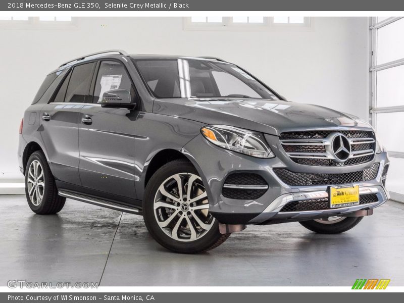 Selenite Grey Metallic / Black 2018 Mercedes-Benz GLE 350