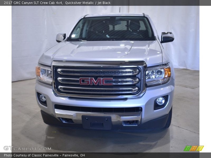 Quicksilver Metallic / Jet Black 2017 GMC Canyon SLT Crew Cab 4x4