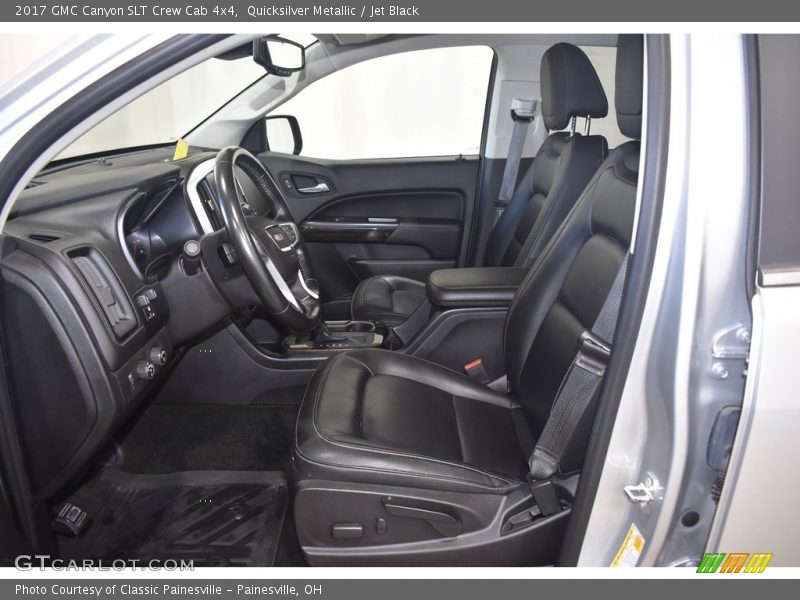 Quicksilver Metallic / Jet Black 2017 GMC Canyon SLT Crew Cab 4x4