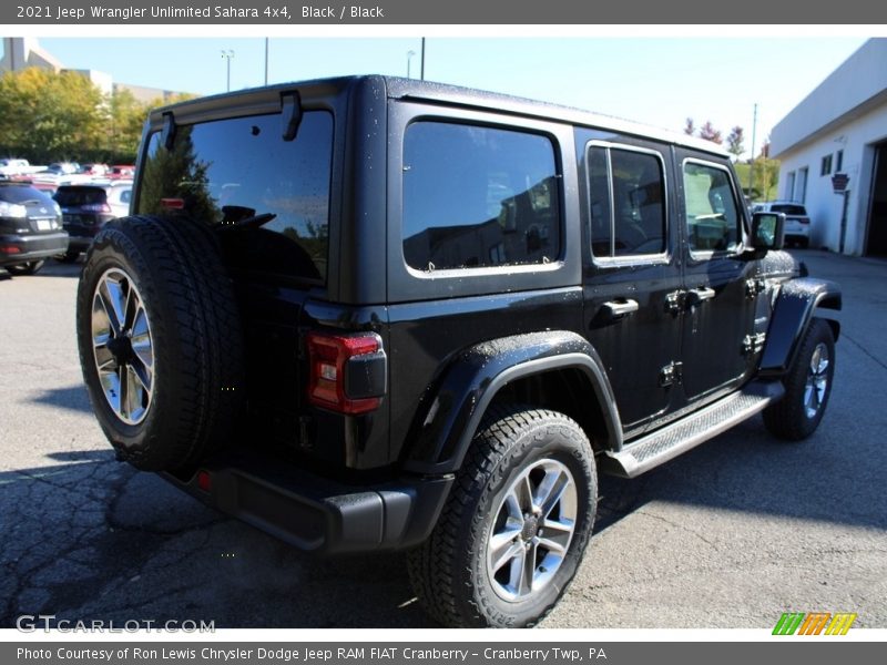 Black / Black 2021 Jeep Wrangler Unlimited Sahara 4x4