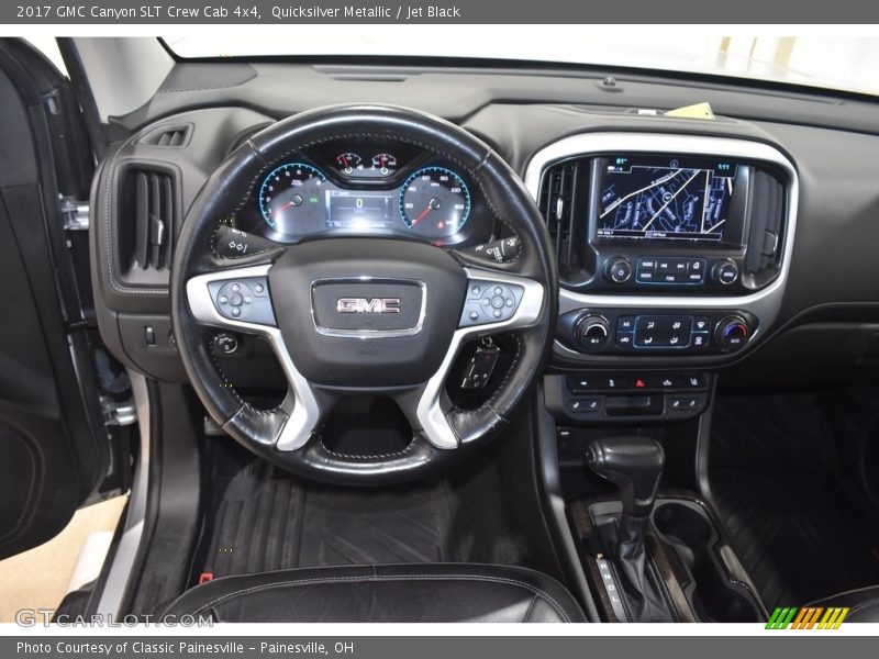 Quicksilver Metallic / Jet Black 2017 GMC Canyon SLT Crew Cab 4x4