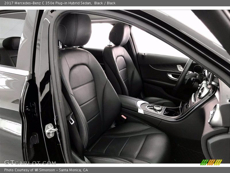 Black / Black 2017 Mercedes-Benz C 350e Plug-in Hybrid Sedan