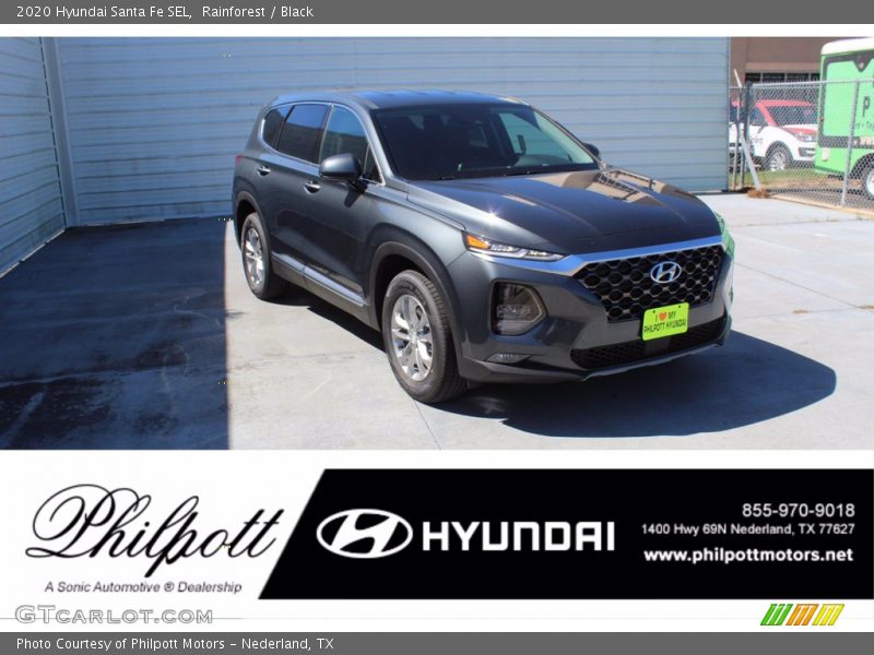 Rainforest / Black 2020 Hyundai Santa Fe SEL