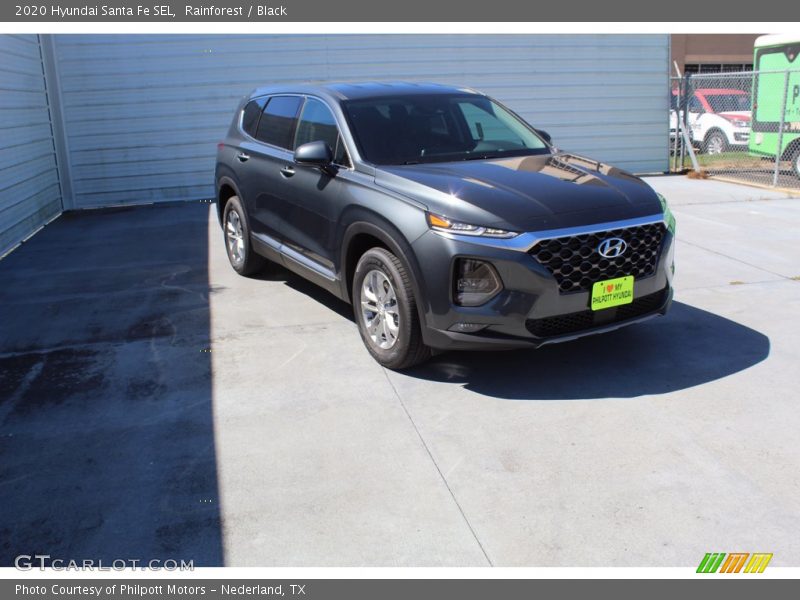 Rainforest / Black 2020 Hyundai Santa Fe SEL