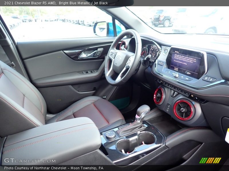 Bright Blue Metallic / Jet Black 2021 Chevrolet Blazer RS AWD