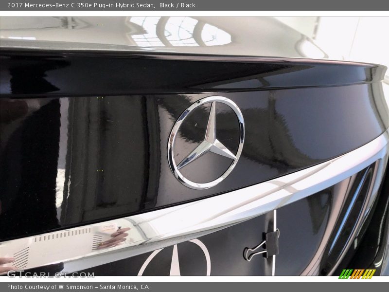Black / Black 2017 Mercedes-Benz C 350e Plug-in Hybrid Sedan