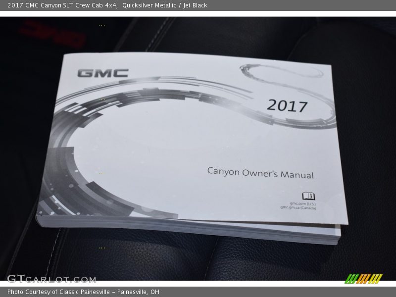 Quicksilver Metallic / Jet Black 2017 GMC Canyon SLT Crew Cab 4x4