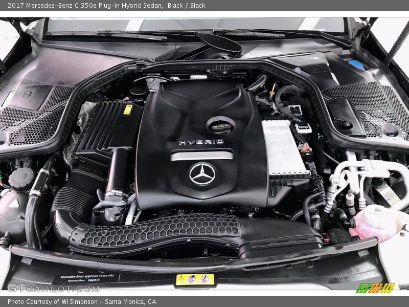 Black / Black 2017 Mercedes-Benz C 350e Plug-in Hybrid Sedan