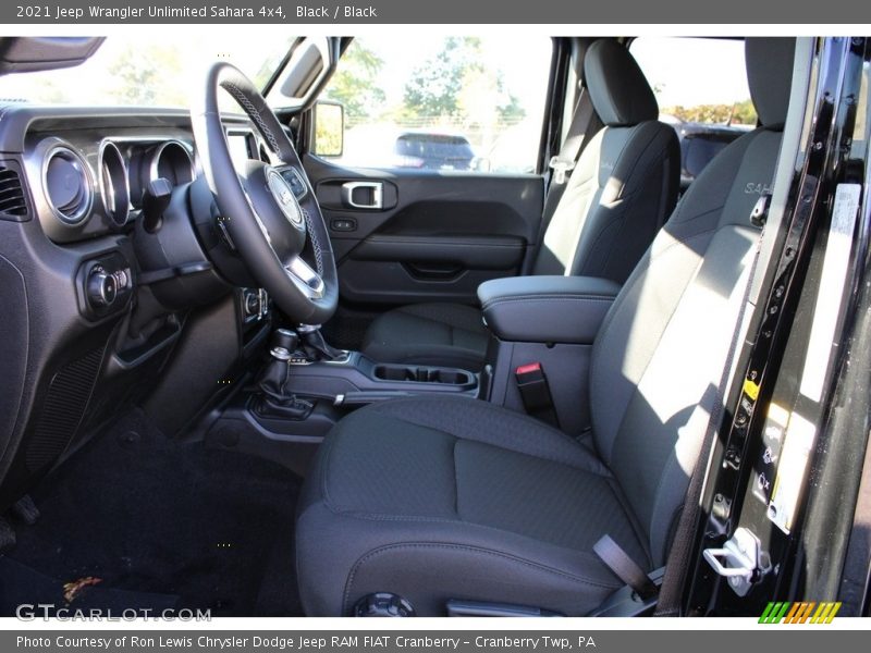 Black / Black 2021 Jeep Wrangler Unlimited Sahara 4x4