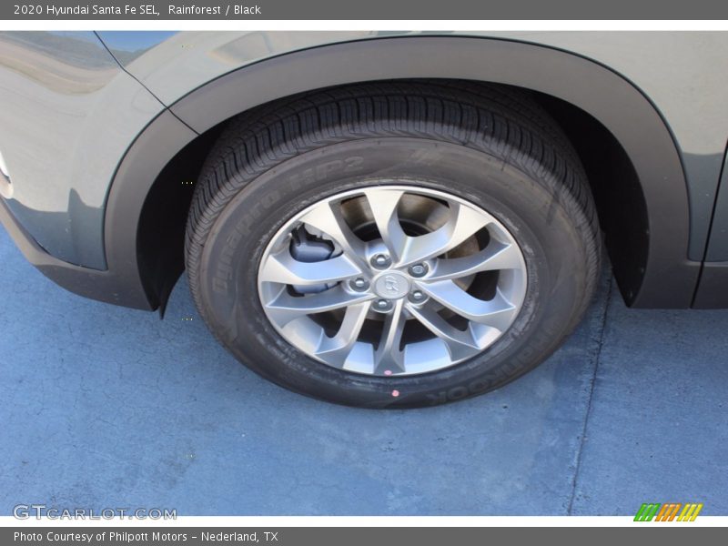 Rainforest / Black 2020 Hyundai Santa Fe SEL