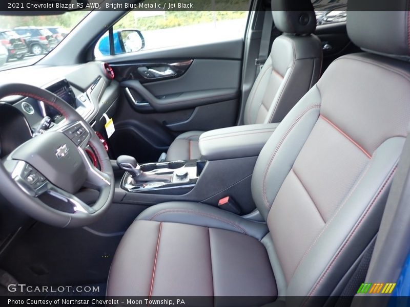 Bright Blue Metallic / Jet Black 2021 Chevrolet Blazer RS AWD