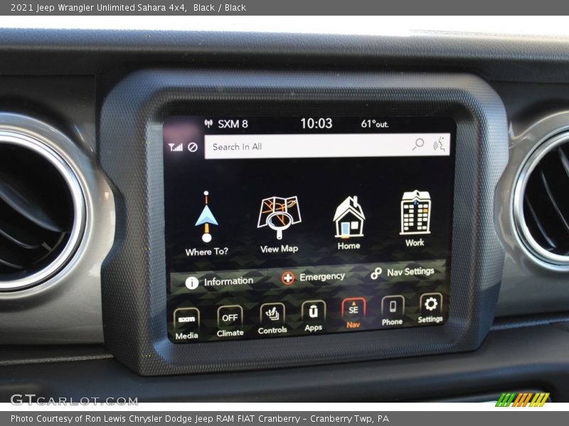 Black / Black 2021 Jeep Wrangler Unlimited Sahara 4x4