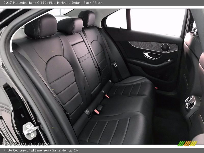 Black / Black 2017 Mercedes-Benz C 350e Plug-in Hybrid Sedan