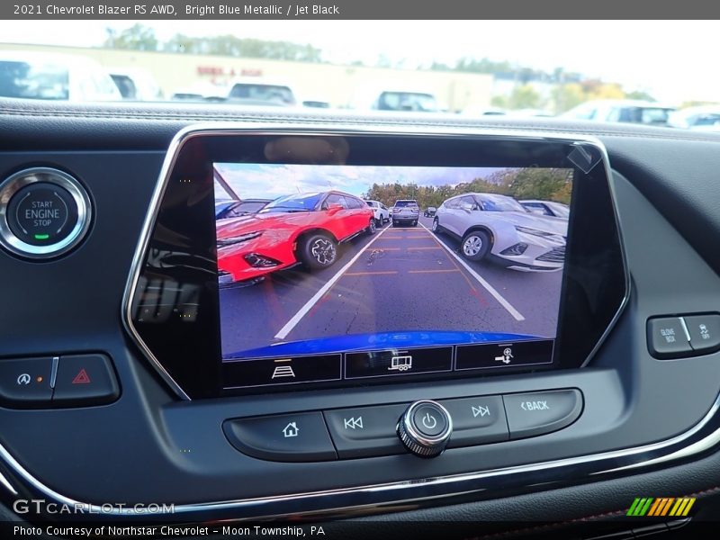 Bright Blue Metallic / Jet Black 2021 Chevrolet Blazer RS AWD