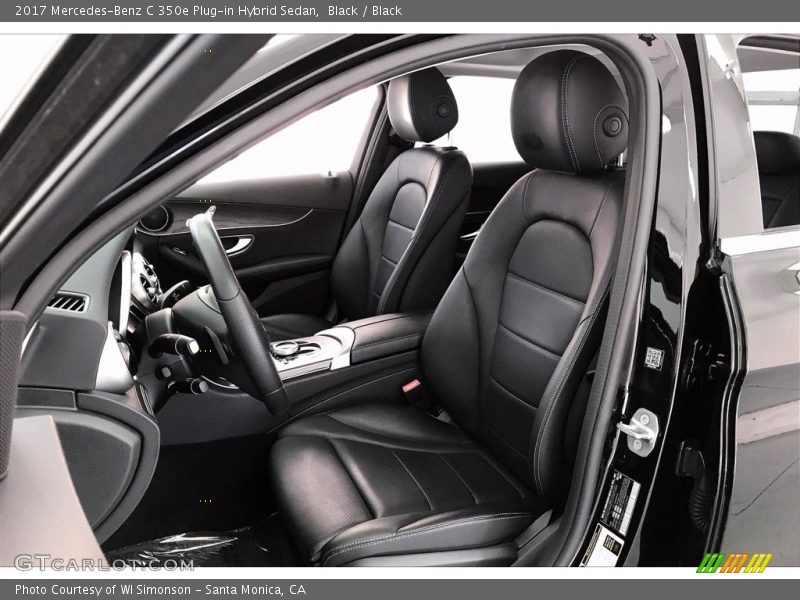 Black / Black 2017 Mercedes-Benz C 350e Plug-in Hybrid Sedan