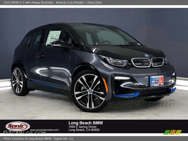 Mineral Gray Metallic / Deka Dark 2020 BMW i3 S with Range Extender