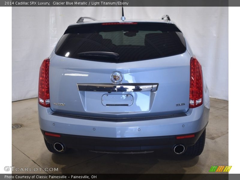 Glacier Blue Metallic / Light Titanium/Ebony 2014 Cadillac SRX Luxury