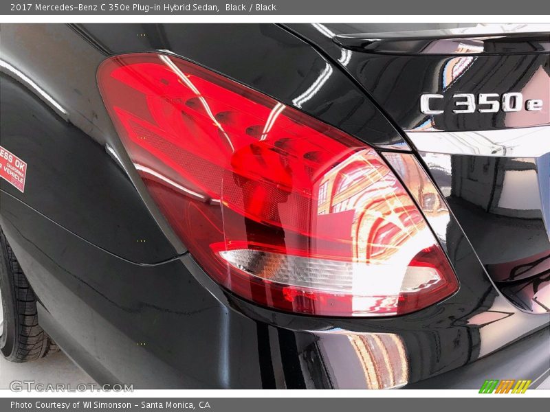 Black / Black 2017 Mercedes-Benz C 350e Plug-in Hybrid Sedan