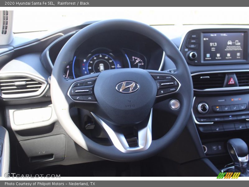 Rainforest / Black 2020 Hyundai Santa Fe SEL