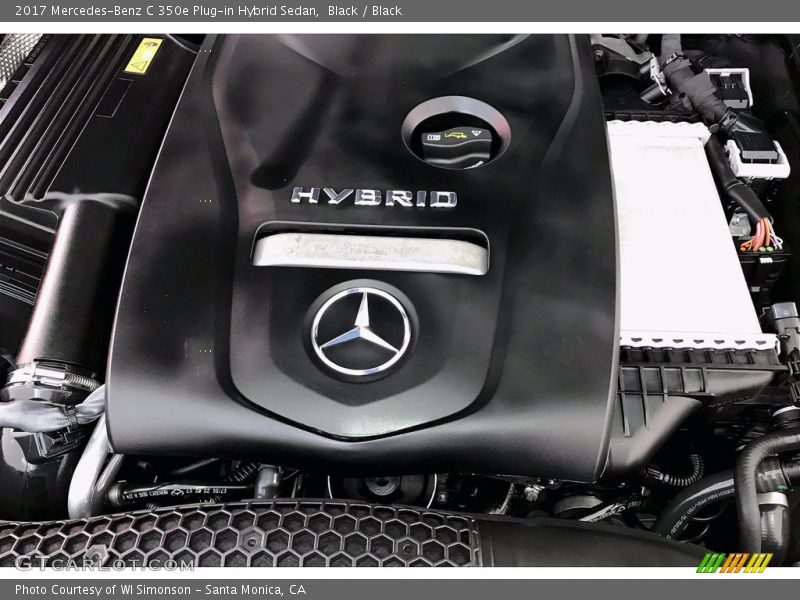 Black / Black 2017 Mercedes-Benz C 350e Plug-in Hybrid Sedan