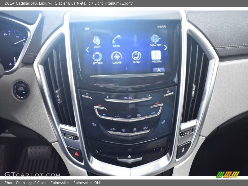 Glacier Blue Metallic / Light Titanium/Ebony 2014 Cadillac SRX Luxury