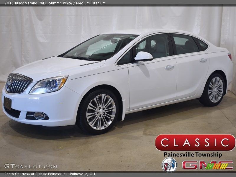 Summit White / Medium Titanium 2013 Buick Verano FWD