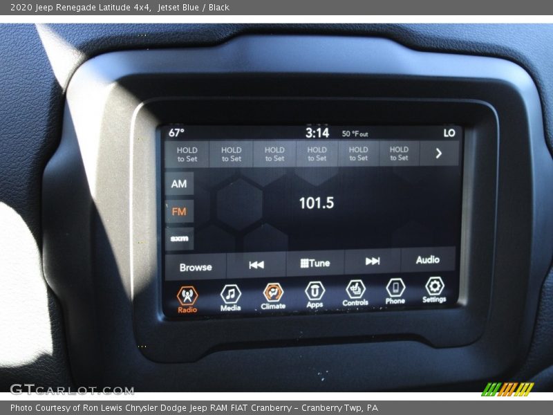 Jetset Blue / Black 2020 Jeep Renegade Latitude 4x4