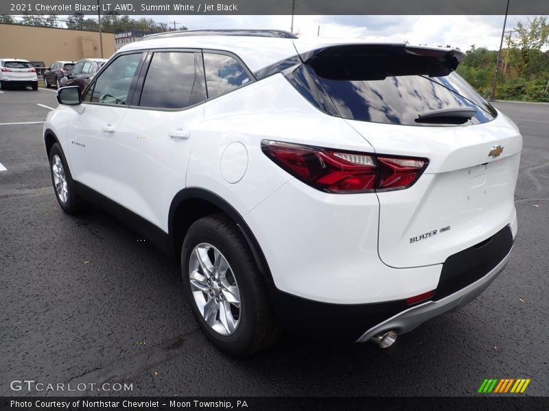 Summit White / Jet Black 2021 Chevrolet Blazer LT AWD