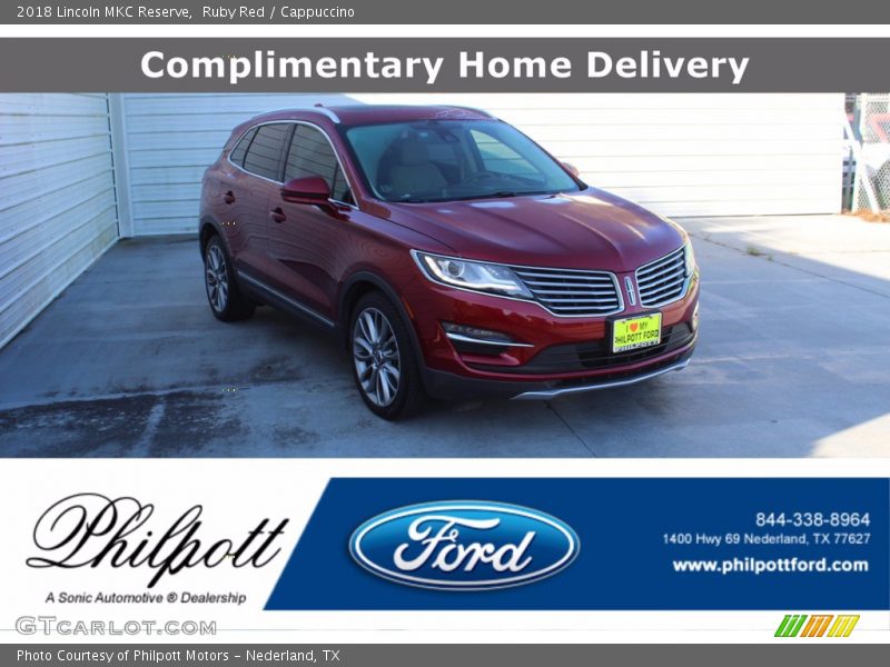 Ruby Red / Cappuccino 2018 Lincoln MKC Reserve