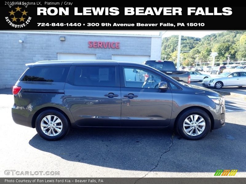 Platinum / Gray 2015 Kia Sedona LX