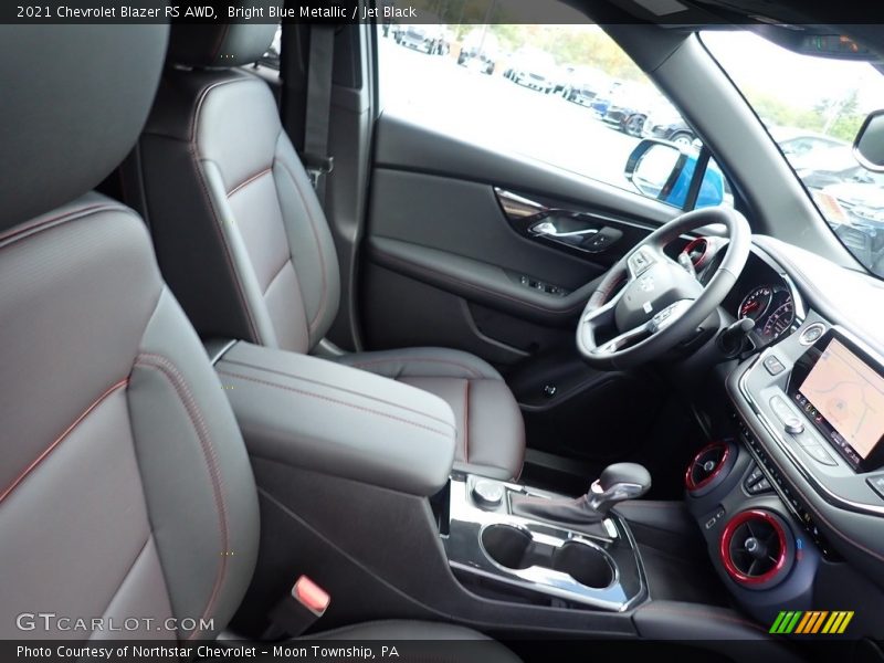 Bright Blue Metallic / Jet Black 2021 Chevrolet Blazer RS AWD