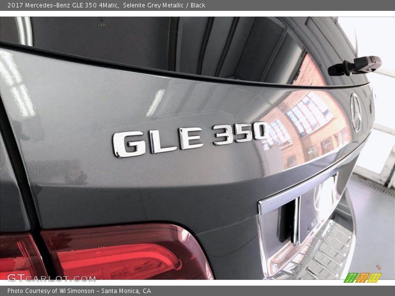 Selenite Grey Metallic / Black 2017 Mercedes-Benz GLE 350 4Matic