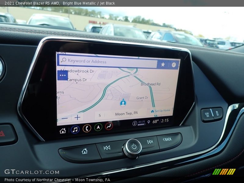 Navigation of 2021 Blazer RS AWD